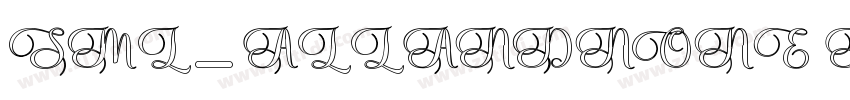 SML_ALLANDNONE Bold字体转换